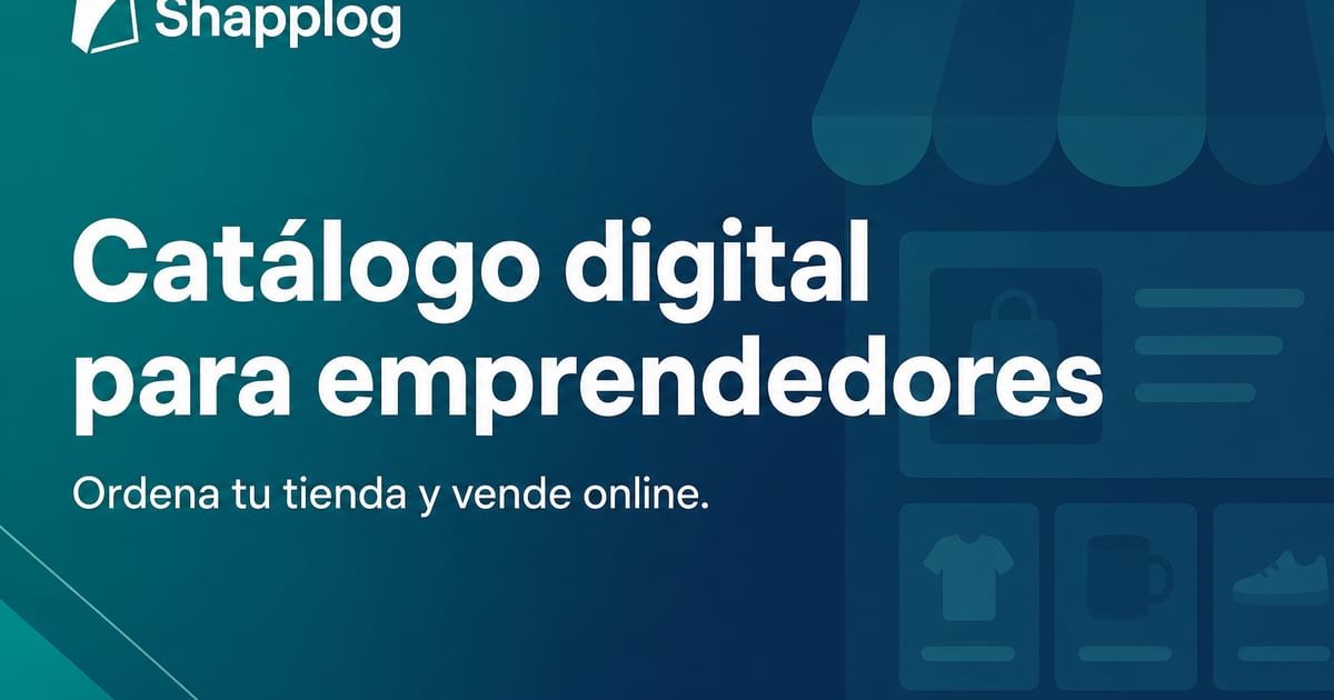 Crear tienda online y ecommerce con catálogo digital Shapplog