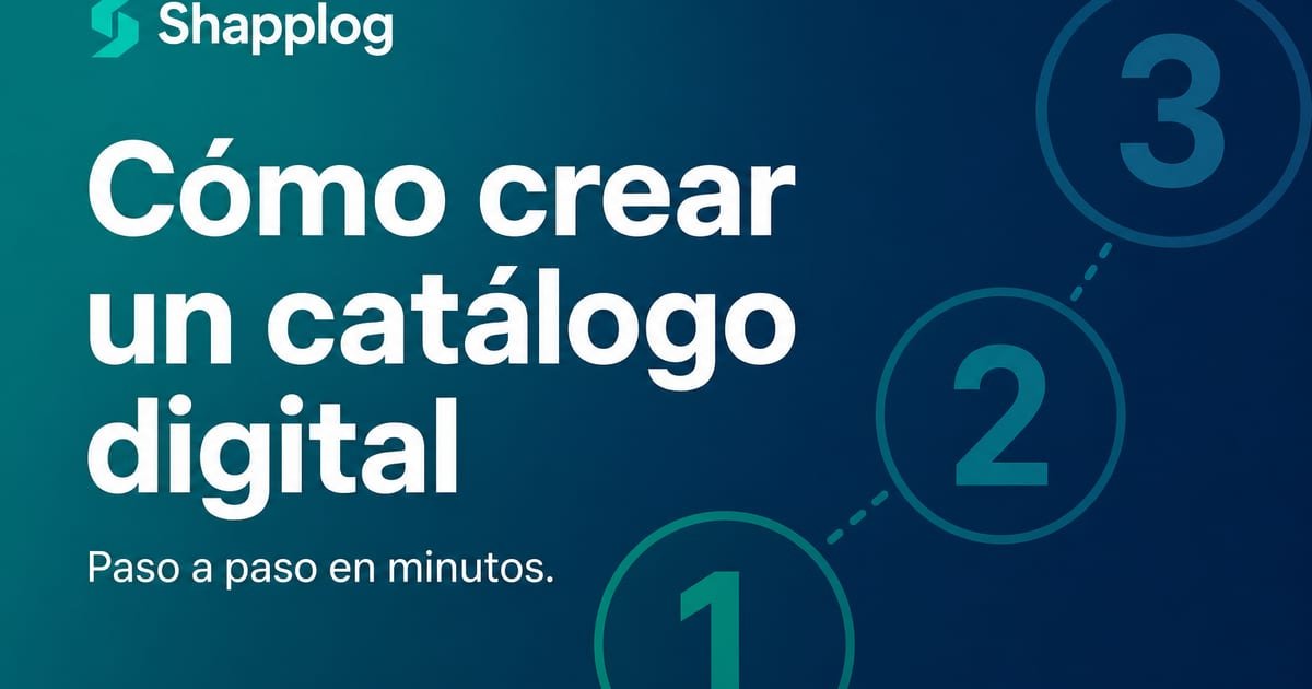 Tutorial: crear un catálogo digital con Shapplog